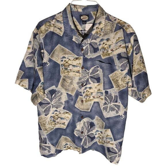 Tommy Bahama Relax Fit Linen Shirt - Men's Large - Picture 1 of 7
